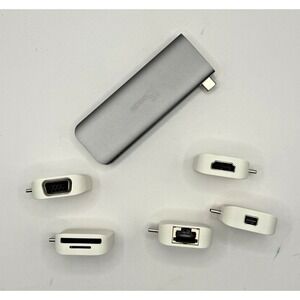 j5create USB-C Multi-Adapter Travel Dock Kit – 5-in-1 Global‎ Output Set